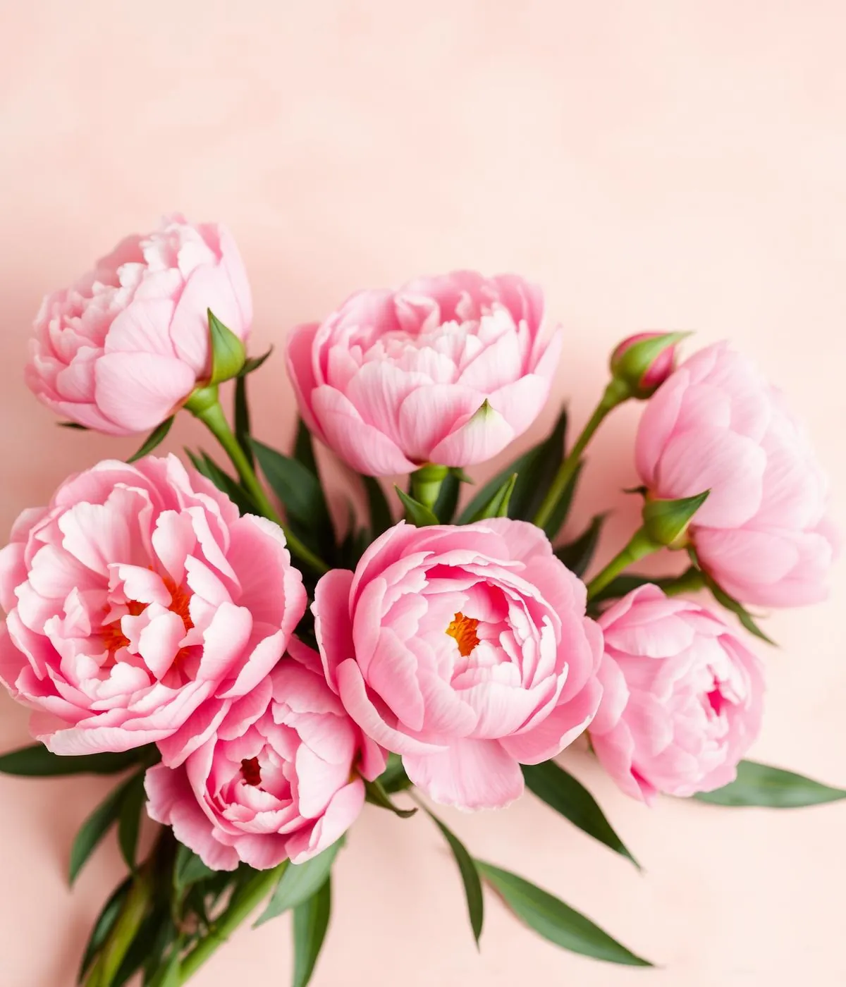 Delicate peonies representing softness